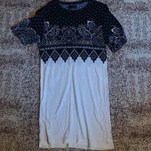 Zara western bandana pattern blue